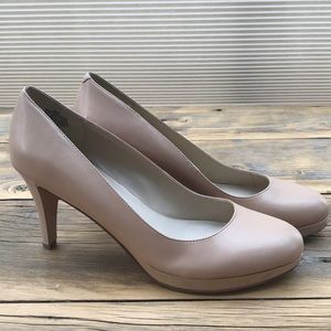 Nude high heels